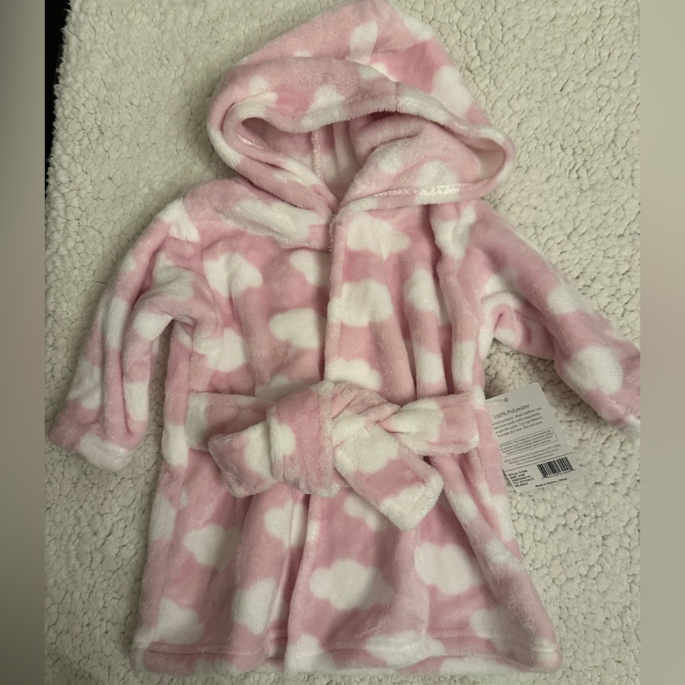 Pink and White Cloud Kids Pajamas